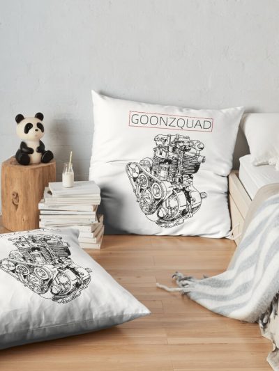 Goonzquad Brothers Throw Pillow Official Goonzquad Merch