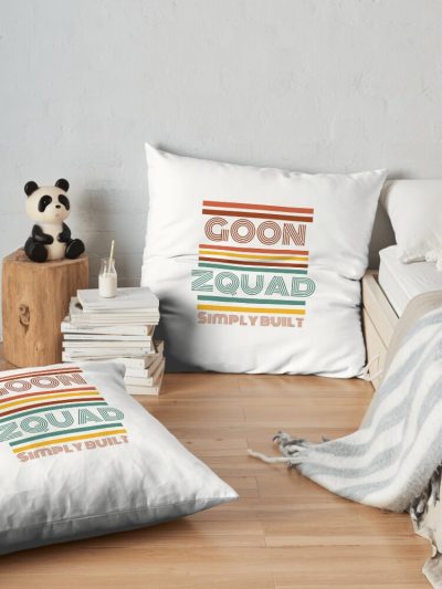 Goonzquad Goonzquad, Goonzquad, Simply Built Throw Pillow Official Goonzquad Merch