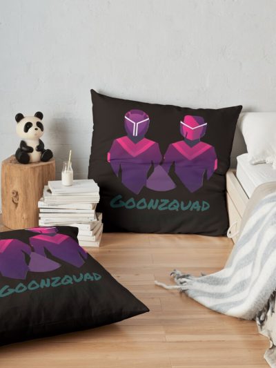 Goonzquad Brothers Rebuild Throw Pillow Official Goonzquad Merch