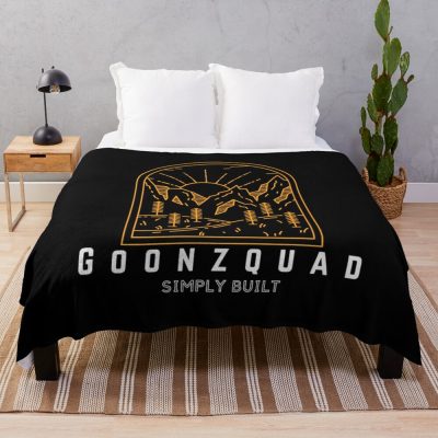 Goonzquad Merch Simply Built Throw Blanket Official Goonzquad Merch